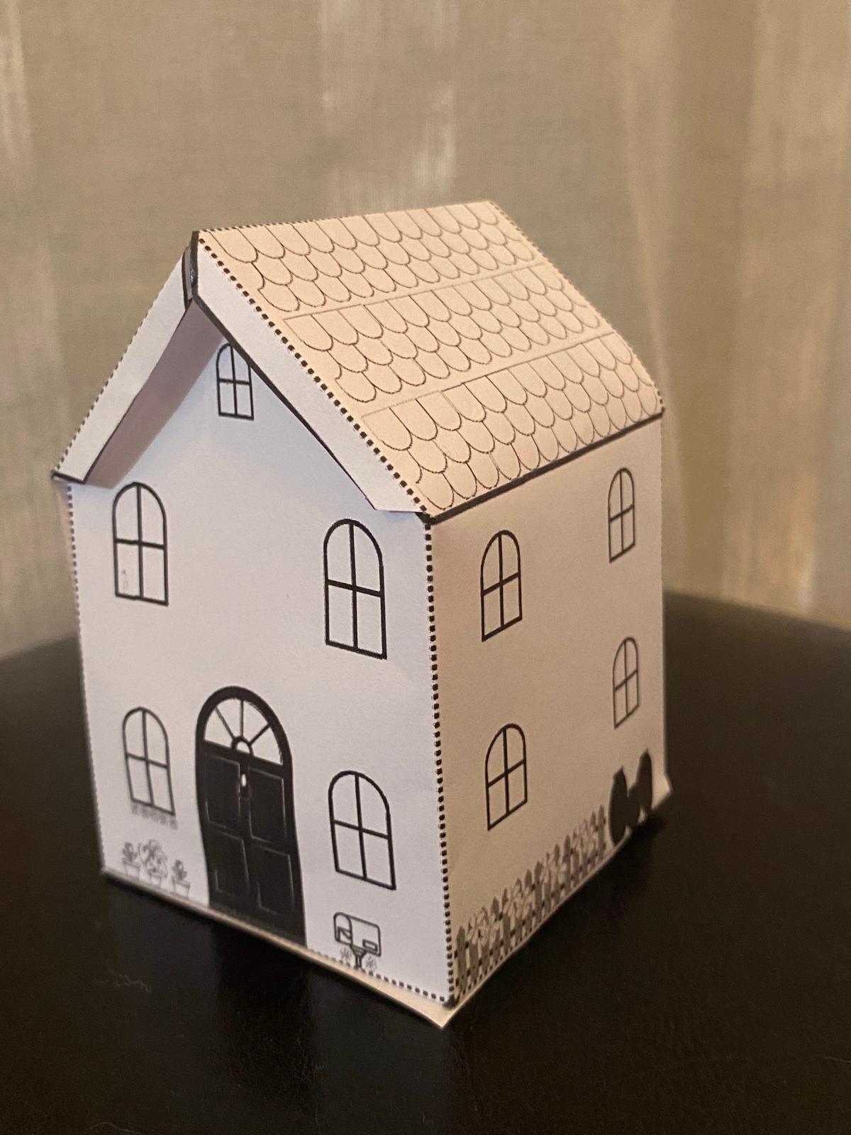 House Paper Craft - CraftieLittleThings