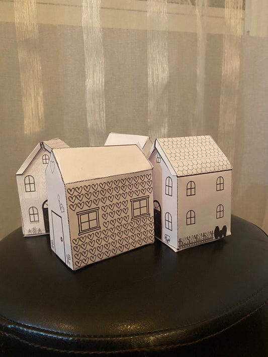 House Paper Craft - CraftieLittleThings